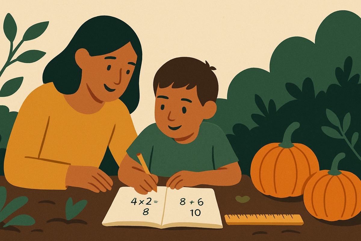 Garden Math: Measuring, Spacing, and Counting the Harvest