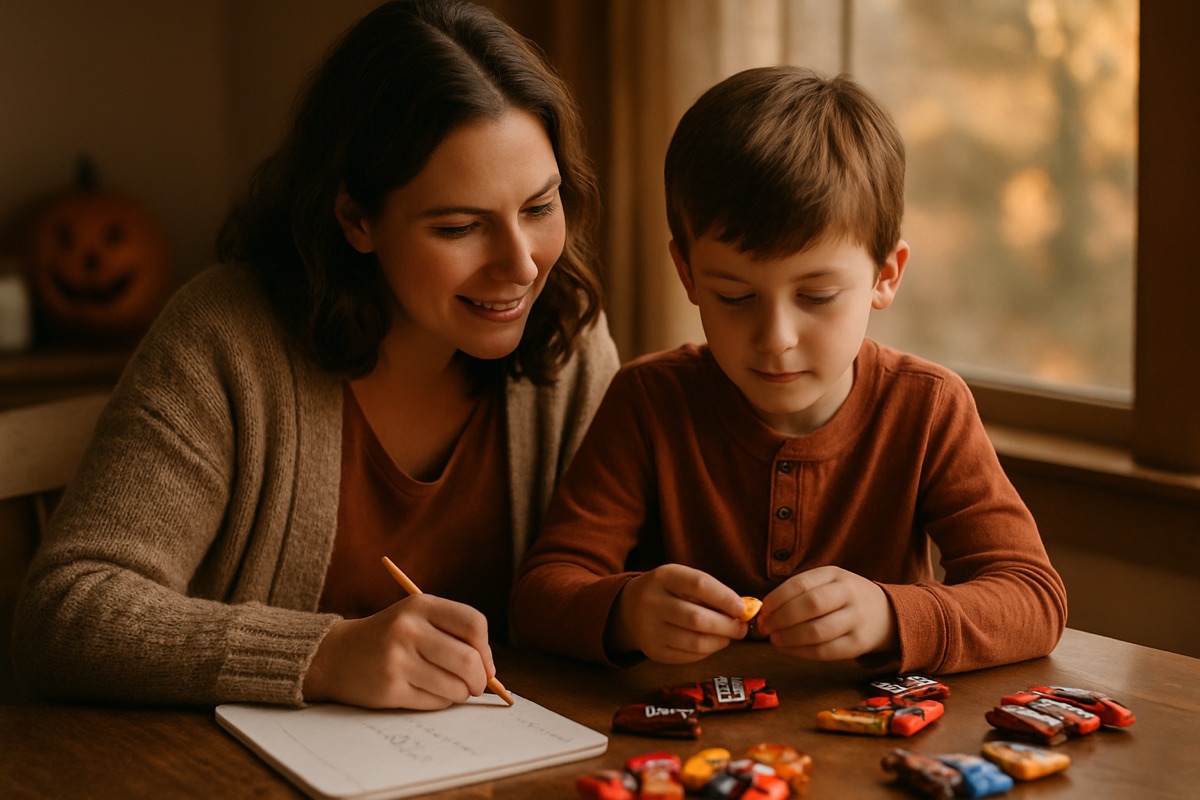 Halloween Candy Math: Sorting, Trading, and Graphing the Haul