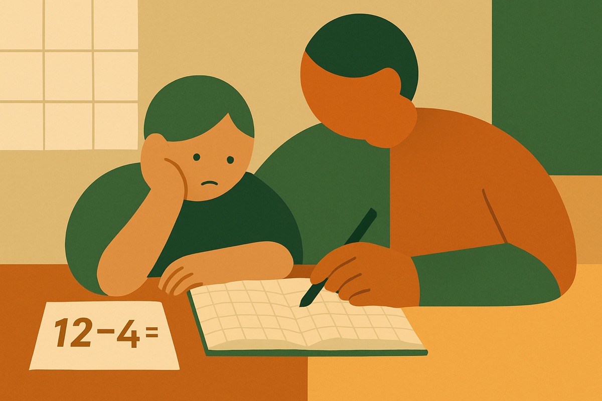 How to help a child who is struggling with math