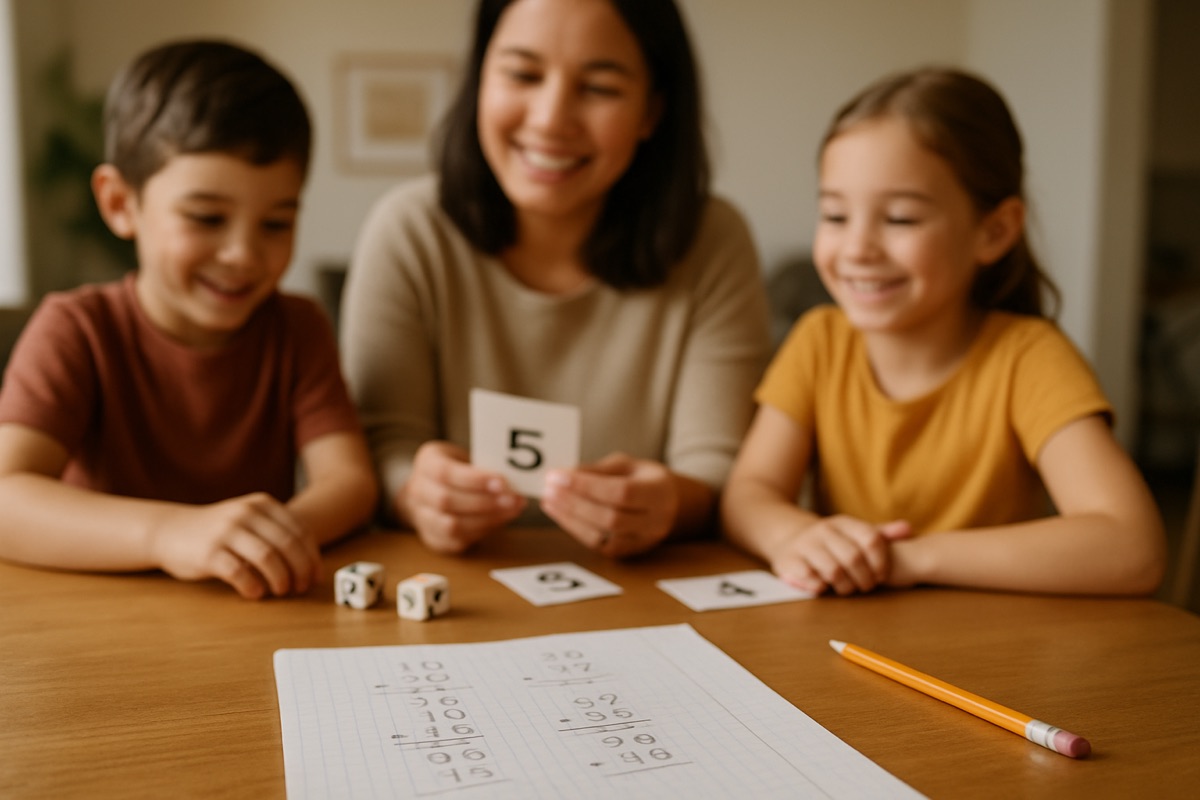 Ten Two Player Math Games for a Parent and One Kid